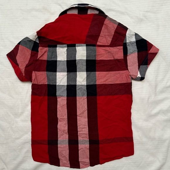 Burberry red women shirt US size 4petite - Picture 4 of 16
